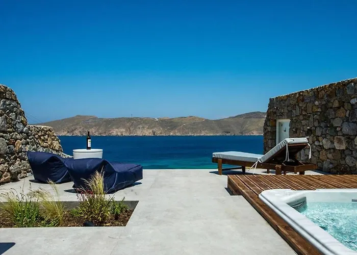 Willa Anasa Private Pool & Jacuzzi 8pax At Panormos Panormos (Mykonos)