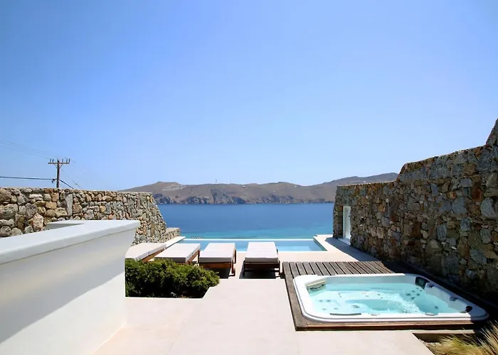 Willa Anasa Private Pool & Jacuzzi 8pax At Panormos Panormos (Mykonos)